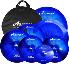 Cymbal Pack for Drum 7 pcs Blue Hero Series Include 14’Hihats