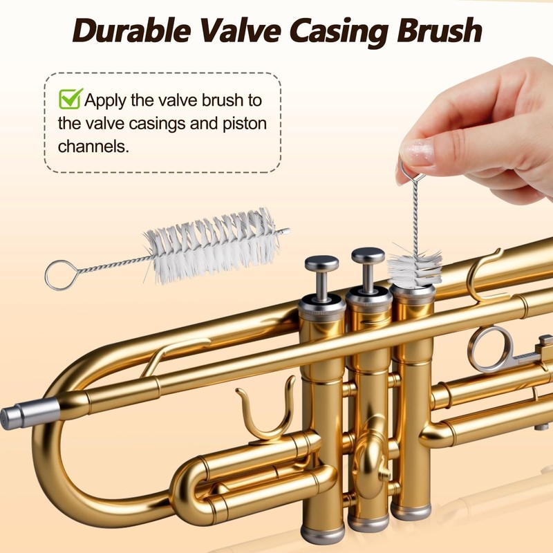 Trumpet Cleaning Kit 3 Trumpet Lubricating Valve Oil, 2 Slide Grease,Valve, ... gallery