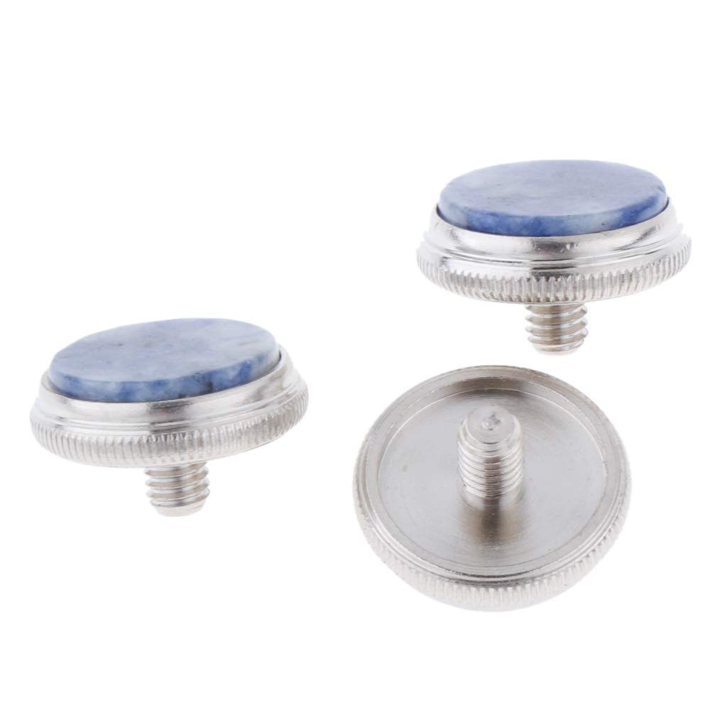 Liyafy 3Pcs Trumpet Valve Finger Buttons Musical Instruments Dark Blue Shell gallery