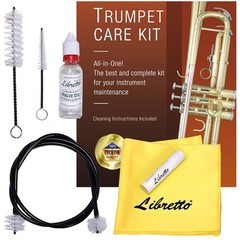 Trumpet Care Kit: Valve Oil, Slide Grease, Cleaning Cloth