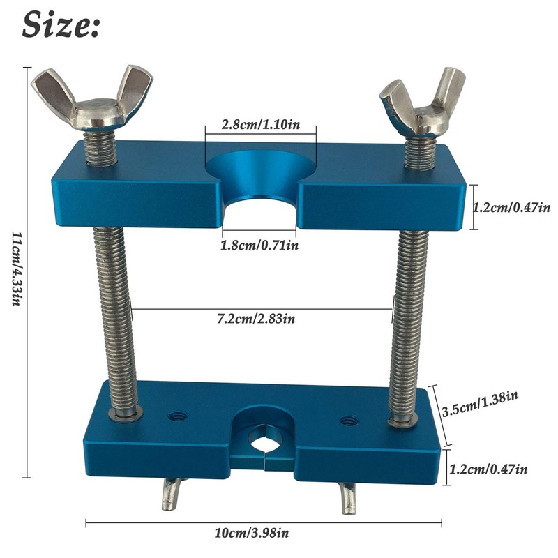 Trumpet Mouthpiece Puller Tool, Professional Adjustable Blue gallery