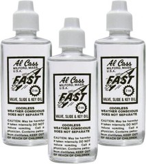 Al Cass Fast Trumpet Valve Slide and Key Oil 3 Pack Machine Lubricant